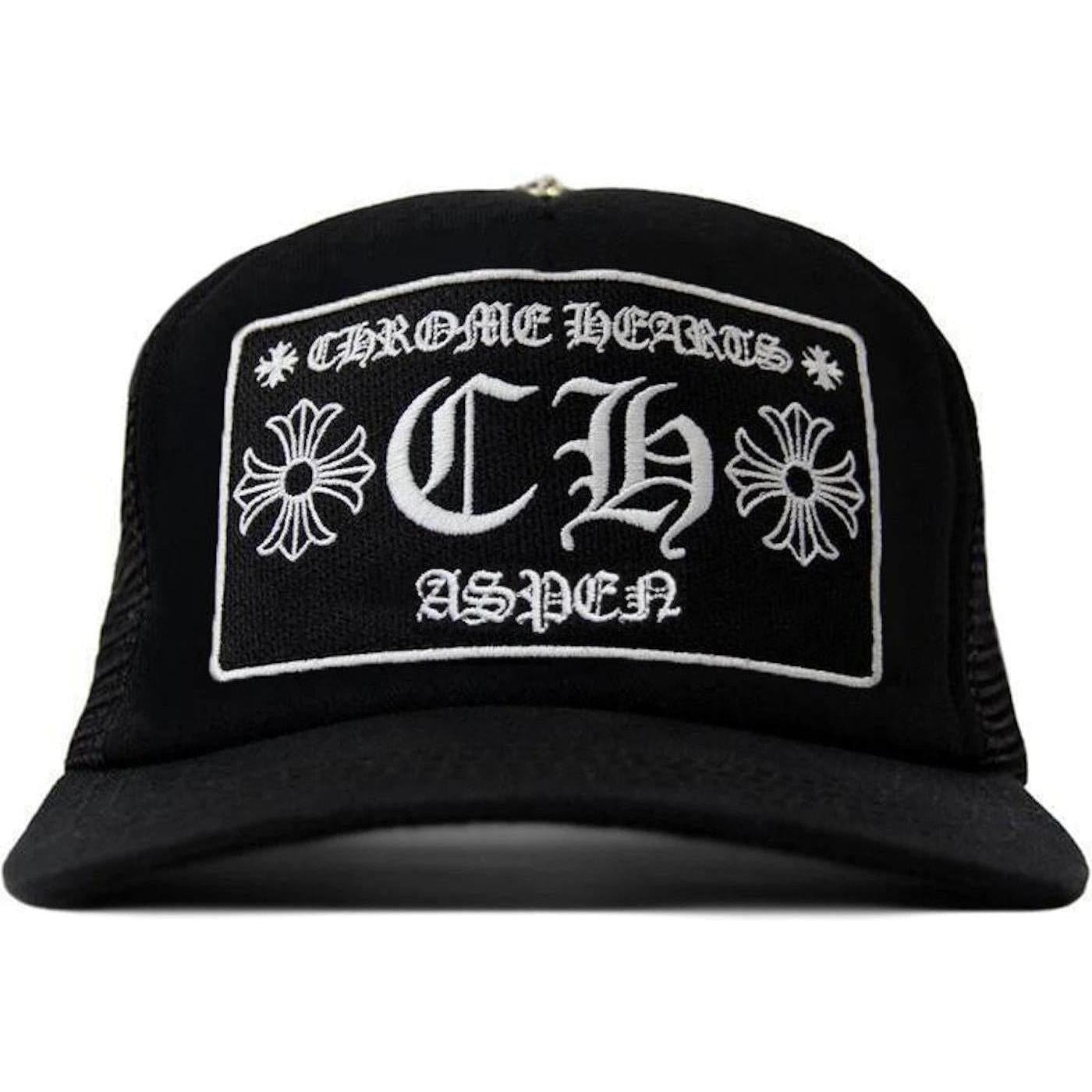 Chrome Hearts CH Aspen Exclusive Trucker Hat – Black