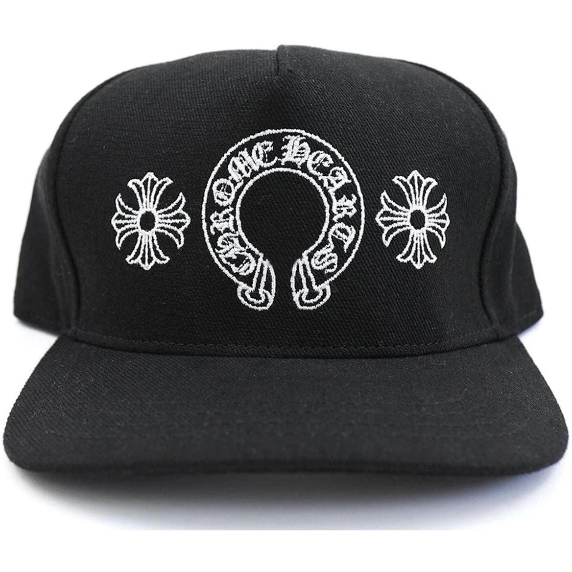 Chrome Hearts Horseshoe Denim Baseball Hat – Black