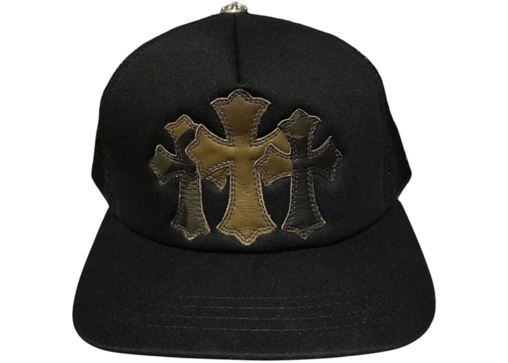 Chrome Hearts Cemetery Trucker Hat – Camo & Black
