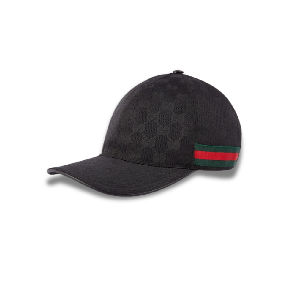 Gucci GG Canvas Baseball Hat with Web – Luxury Designer Cap