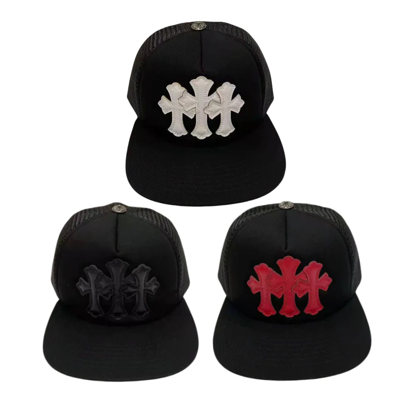 Chrome Hearts Cemetery Cross Trucker Hat