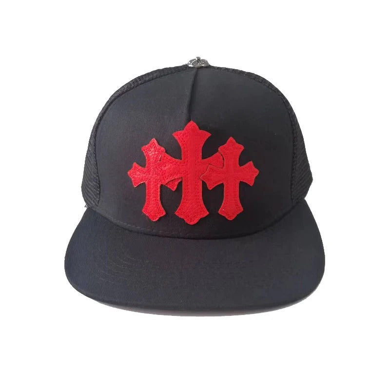 Chrome Hearts Cemetery Cross Trucker Hat