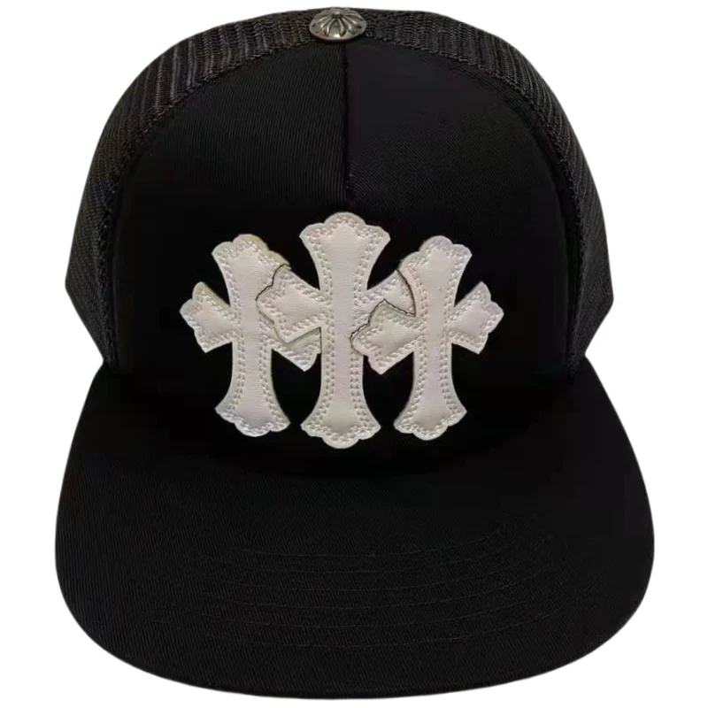 Chrome Hearts Cemetery Cross Trucker Hat
