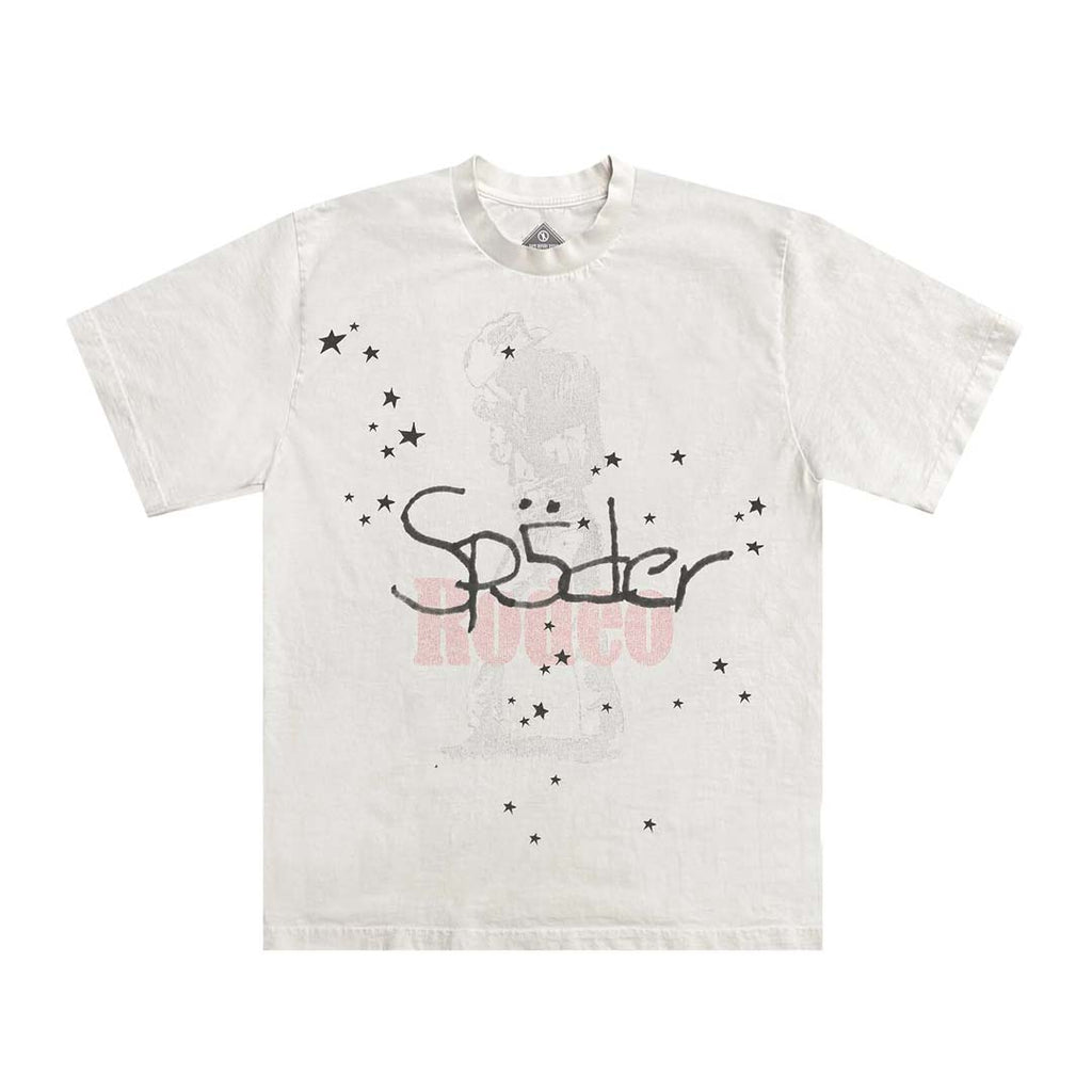 Travis Scott x Sp5der Cactus Jack Days Before Rodeo II Tee – White