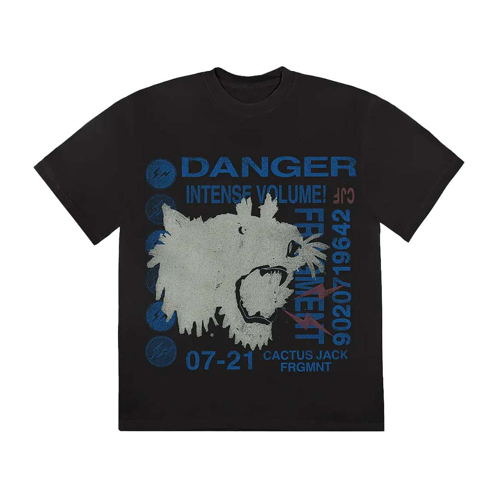 Travis Scott Danger Tee – Black Graphic T-Shirt SS23